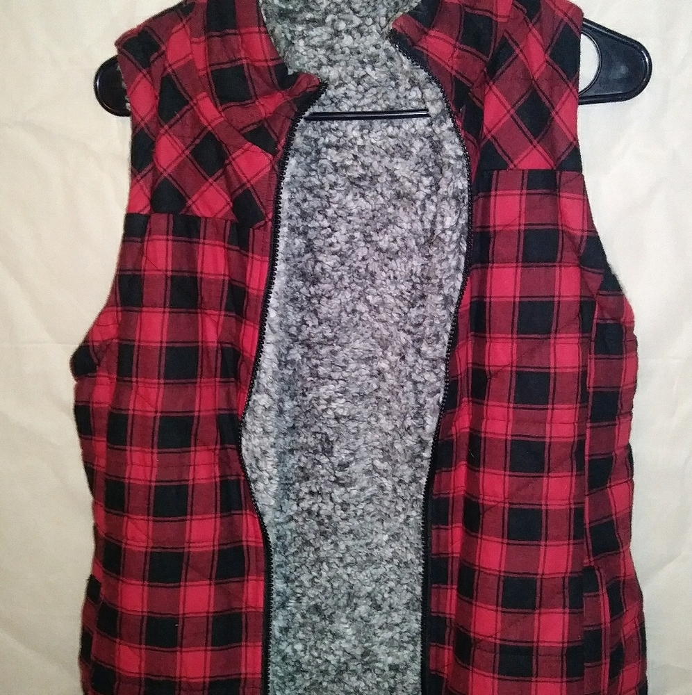 Plaid Vest